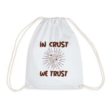 EN CROÛTE NOUS FAISONS CONFIANCE - Sac de sport léger - blanc - Devant