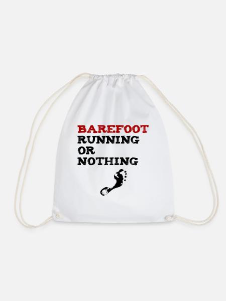 barefoot running - Turnbeutel - Weiß