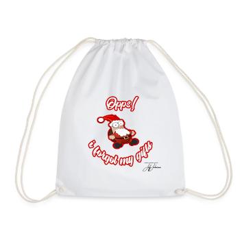 Christmas Christmas X-Mas - Drawstring Bag - white - Front