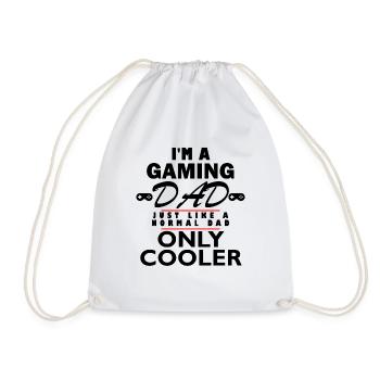Gaming Dad - Turnbeutel - Weiß - Vorne