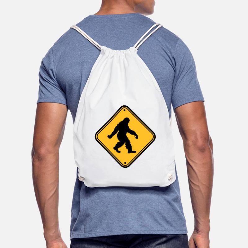 Shield note hazard caution caution zone warnun Drawstring Bag