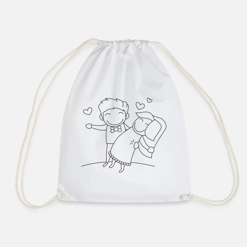 mariage - Sac de sport léger - blanc