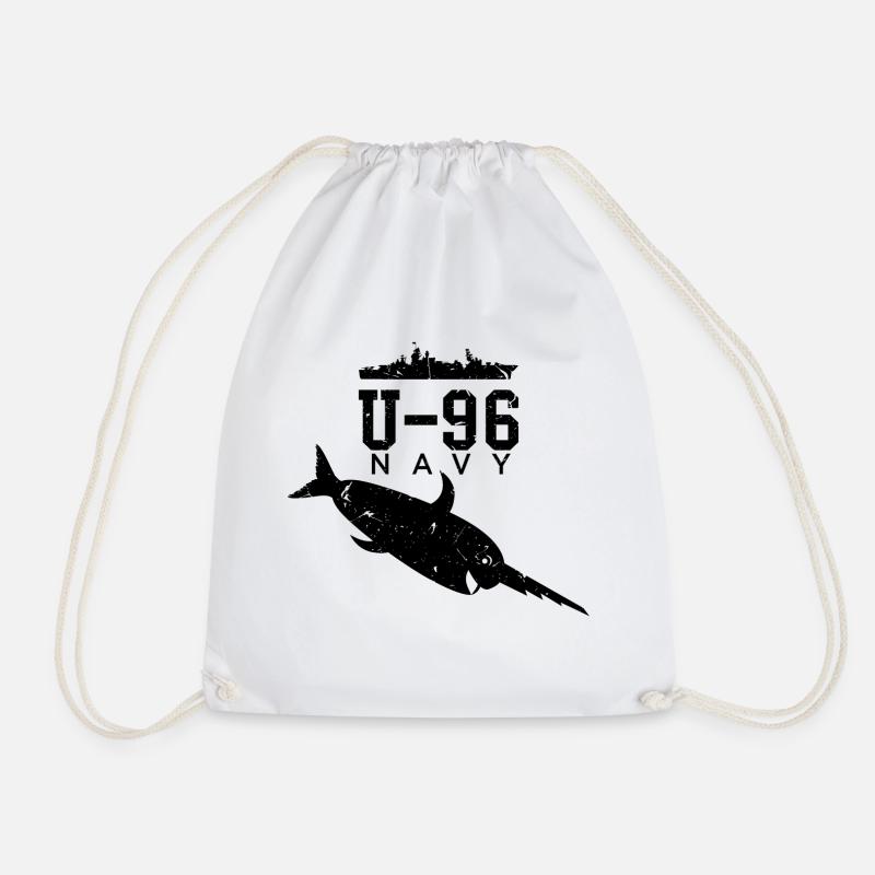U96 NAVY - Turnbeutel - Weiß