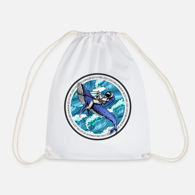 Astronaute baleine - Sac de sport léger - blanc