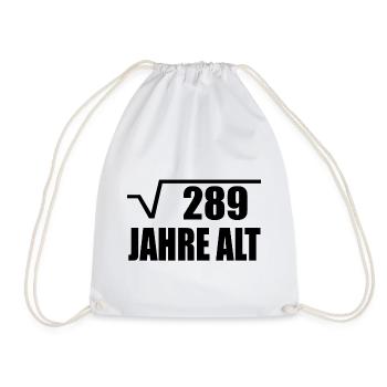 17 Jahre alt Geburtstagsgeschenk - Turnbeutel - Weiß - Vorne