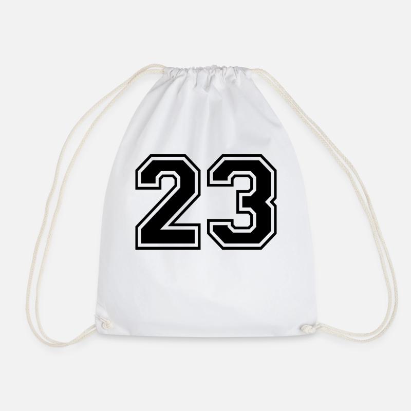 23 - Drawstring Bag - white