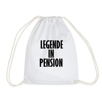 Pension - Turnbeutel - Weiß - Vorne