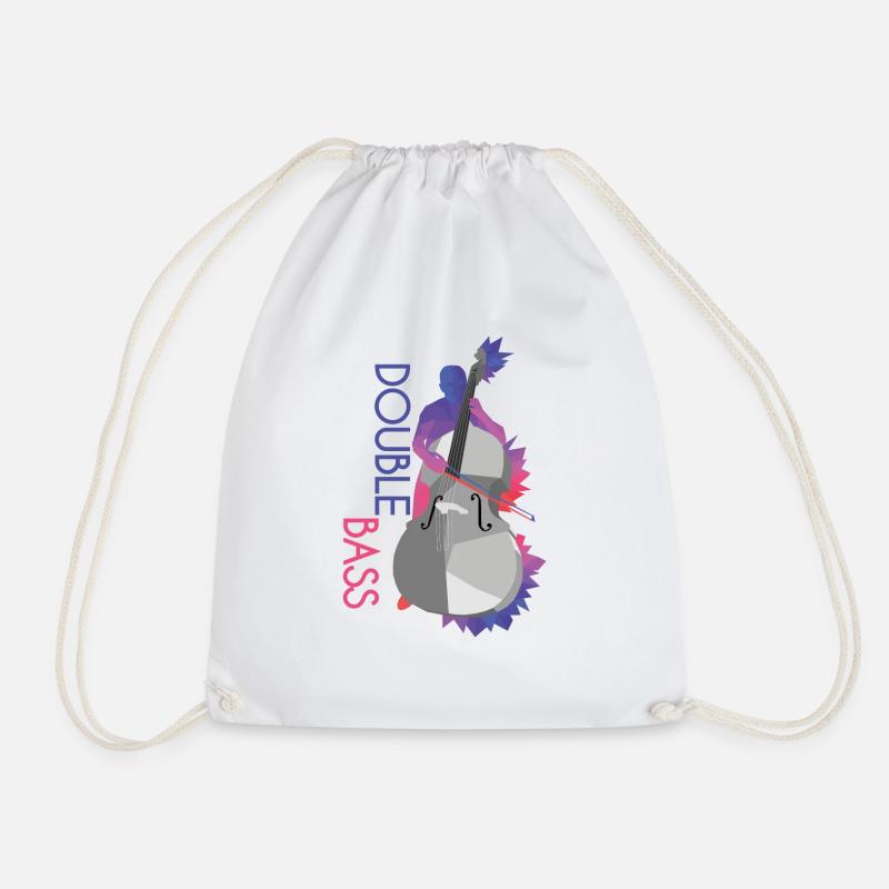 contrebasse - Sac de sport léger - blanc