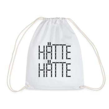 had bike chain bike bike gift - Drawstring Bag - white - Front
