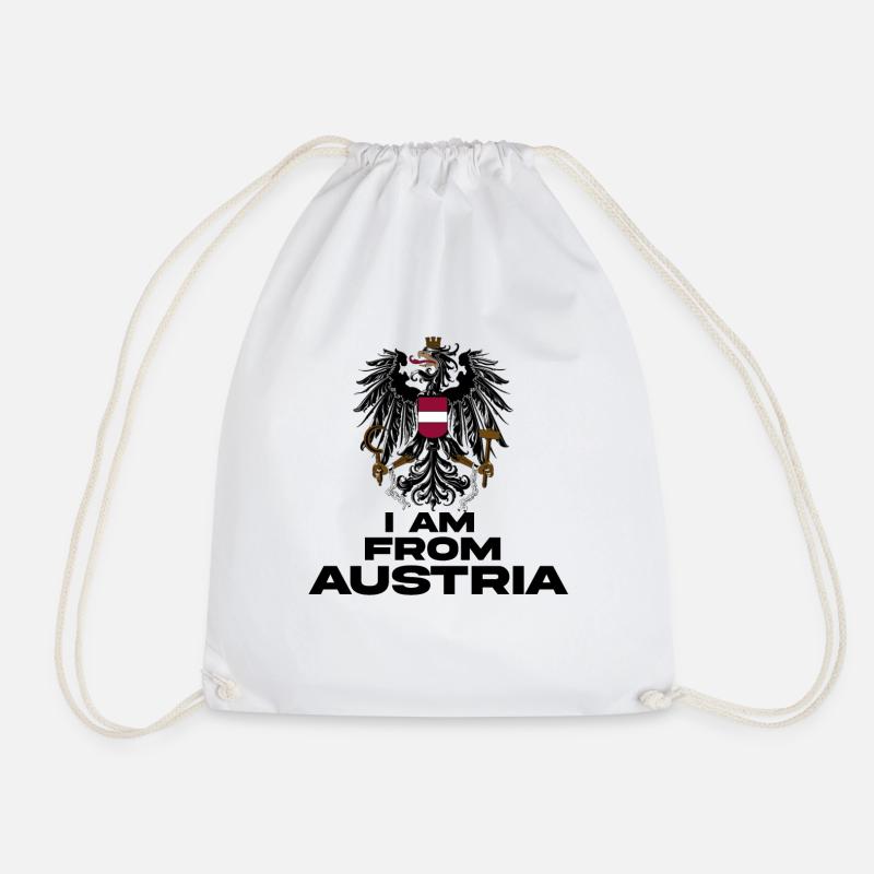 I am from Austria - Turnbeutel - Weiß