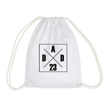 dad 23 Vatertag Geschenkidee - Turnbeutel - Weiß - Vorne