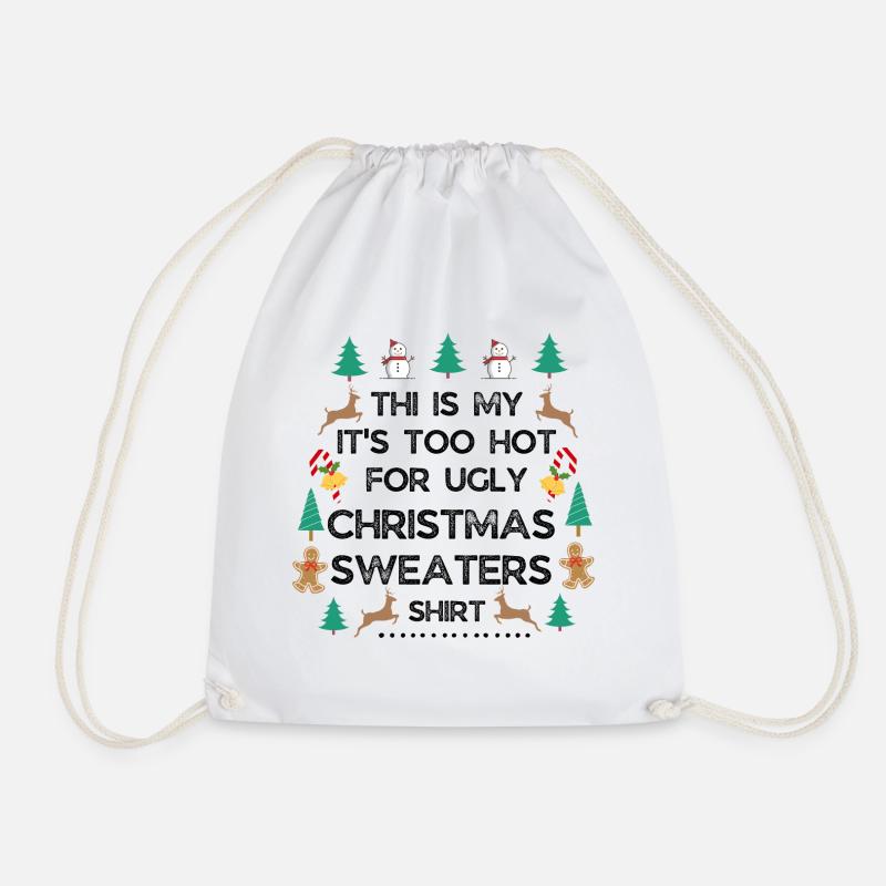 Pull de Noël - Sac de sport léger - blanc