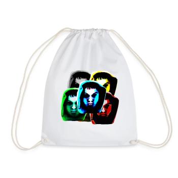 Hoody head: Multi - Turnbeutel - Weiß - Vorne