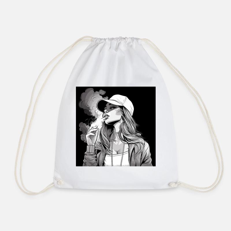 Swagger Jagger - Drawstring Bag - white