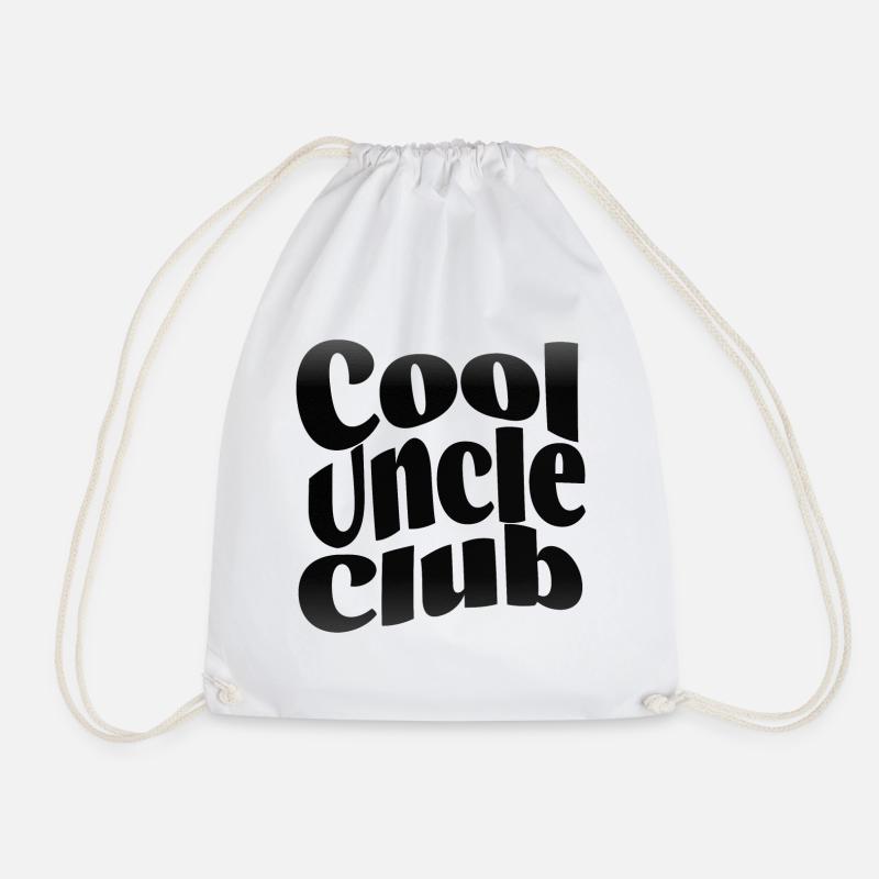 Cool Uncle Club bester Onkel der Welt Geburtstag - Turnbeutel - Weiß
