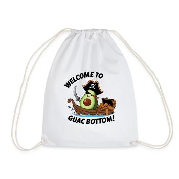 Welcome To Guac Bottom - Sac de sport léger - blanc - Devant
