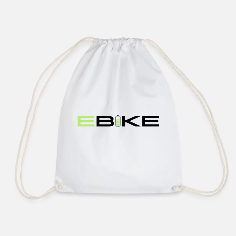 E BIKE - Turnbeutel - Weiß