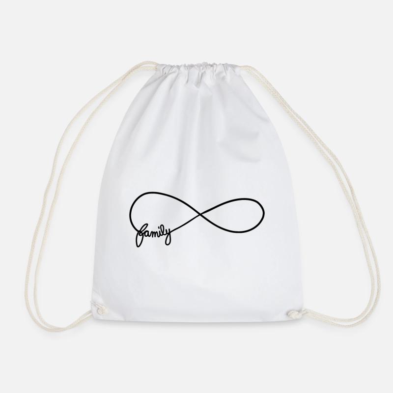 Family 4 ever - Drawstring Bag - white