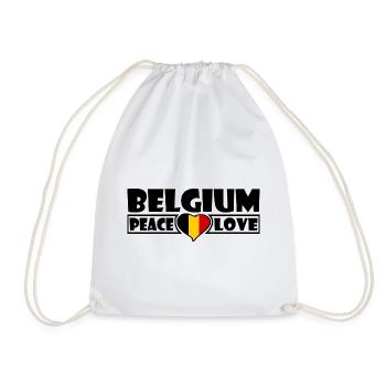 La Belgique - Sac de sport léger - blanc - Devant
