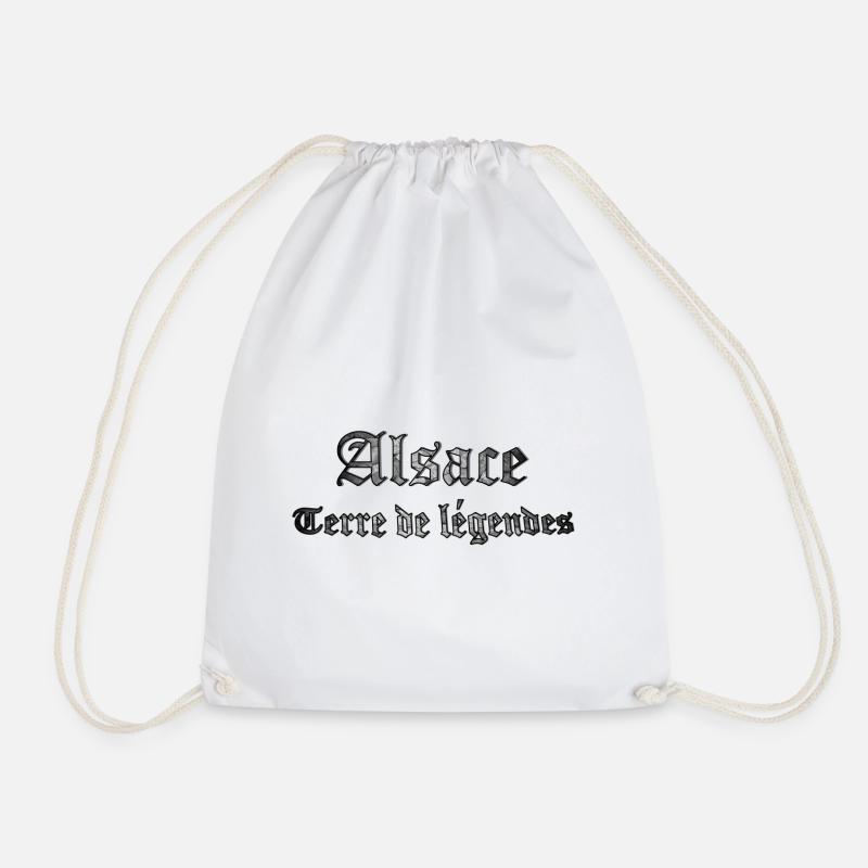 Alsace Terre de Légendes - Sac de sport léger - blanc