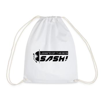 DJ SASH! Legend - Turnbeutel - Weiß - Vorne