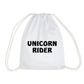 Licorne Rider - Sac de sport léger - blanc - Devant