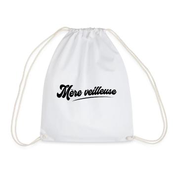 Mere veilleuse B - Sac de sport léger - blanc - Devant