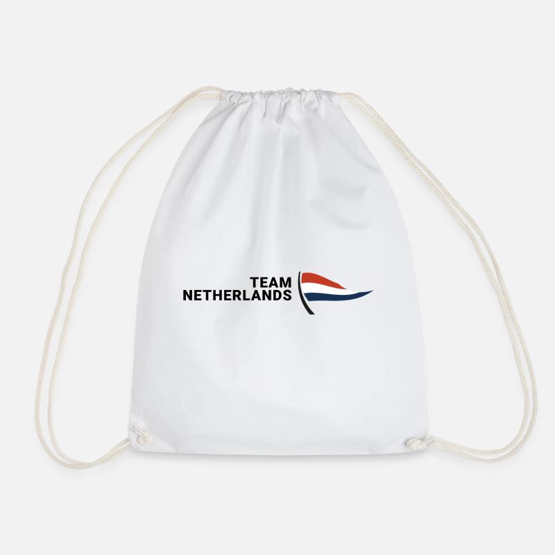 Team Nederlands - Turnbeutel - Weiß