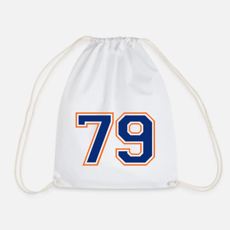 79 - Drawstring Bag - white