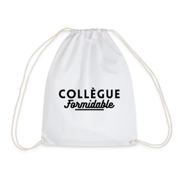 collègue formidable. cadeau pour collègue - Sac de sport léger - blanc - Devant