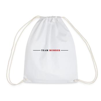 Team Member - Drawstring Bag - white - Front