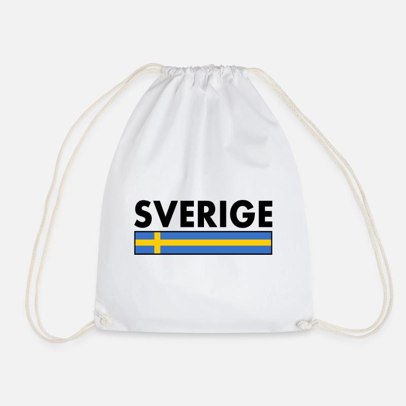 Sverige - Turnbeutel - Weiß