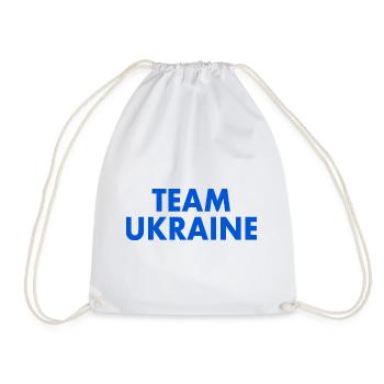 Ukraine - Drawstring Bag - white - Front