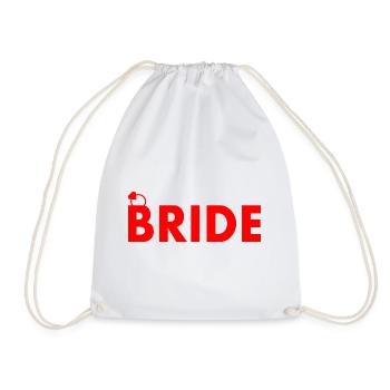 Bride - Turnbeutel - Weiß - Vorne