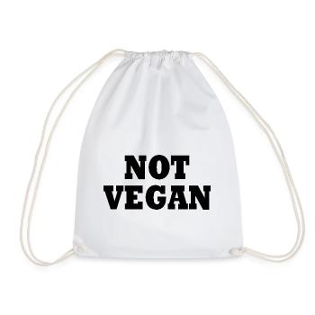 Not vegan - Sac de sport léger - blanc - Devant
