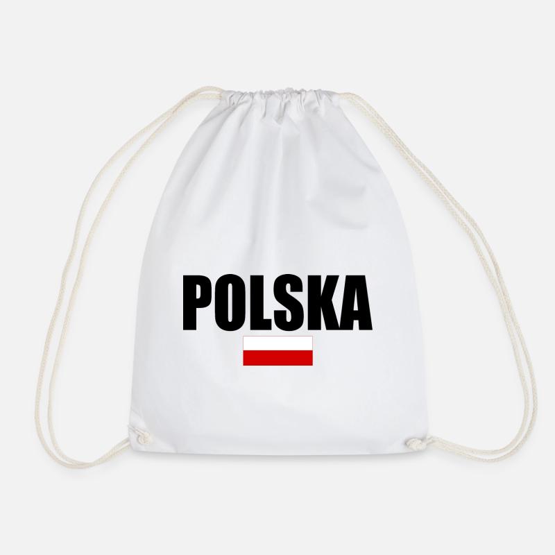 Polska - Turnbeutel - Weiß