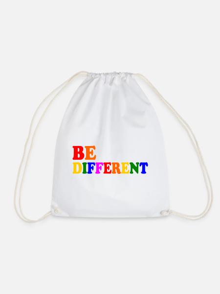 Be different - Turnbeutel - Weiß