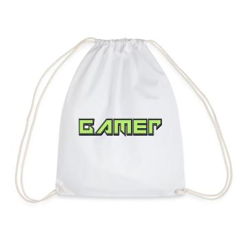 Gamers - Drawstring Bag - white - Front