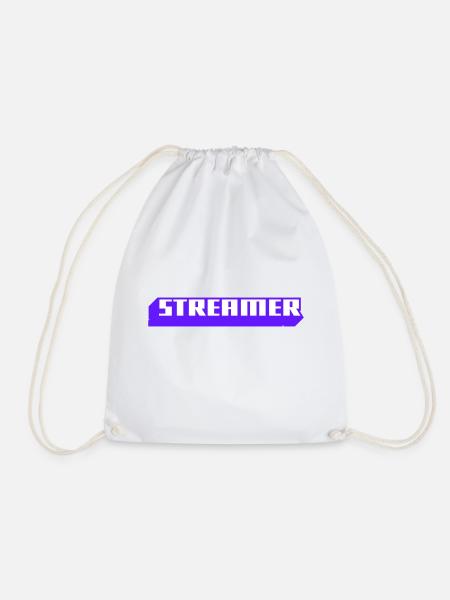 Streamer - Turnbeutel - Weiß