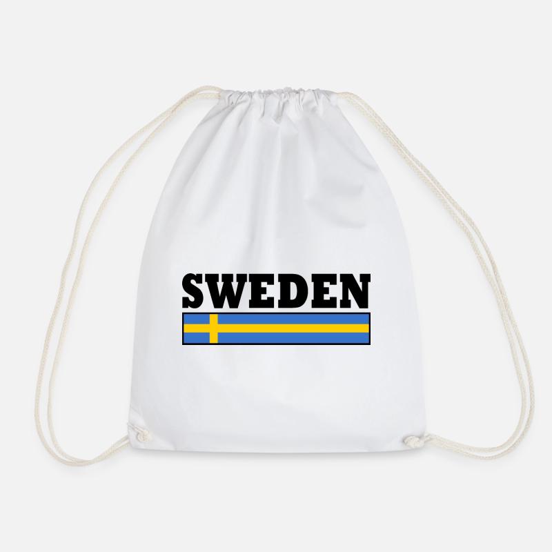 Suède - Sac de sport léger - blanc