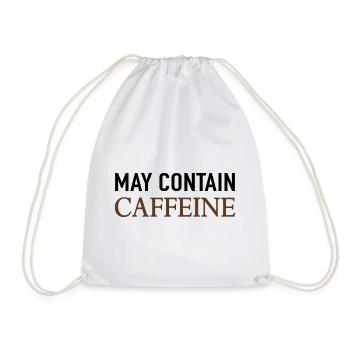 Peut contenir de la caféine Café Dire - Sac de sport léger - blanc - Devant