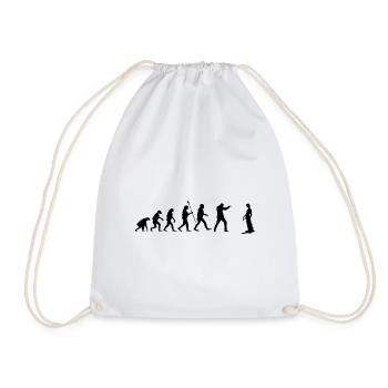 Evolution Zombie Apocalypse Zombies Survie Plaisir - Sac de sport léger - blanc - Devant