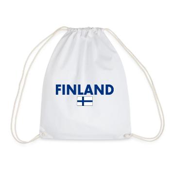 Finlande - Sac de sport léger - blanc - Devant