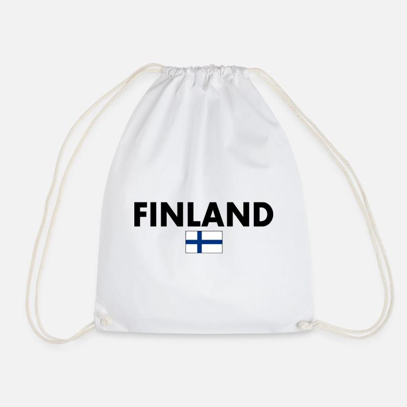 Finnland - Turnbeutel - Weiß