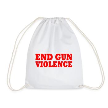 End gun violence - Sac de sport léger - blanc - Devant