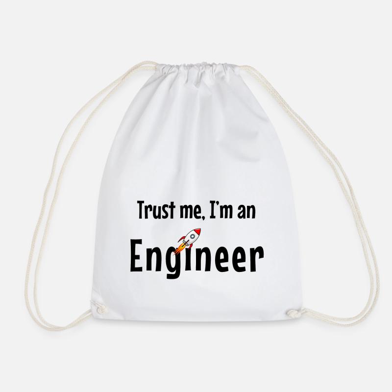 Trust Me, I'm an Engineer (dark) - Turnbeutel - Weiß