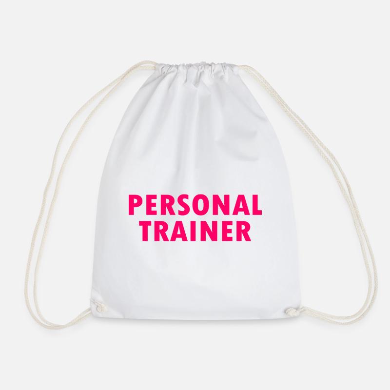 Personal trainer - Turnbeutel - Weiß