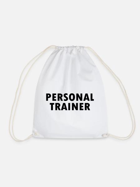 Personal trainer - Drawstring Bag - white