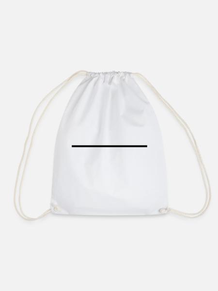 gangster - Drawstring Bag - white