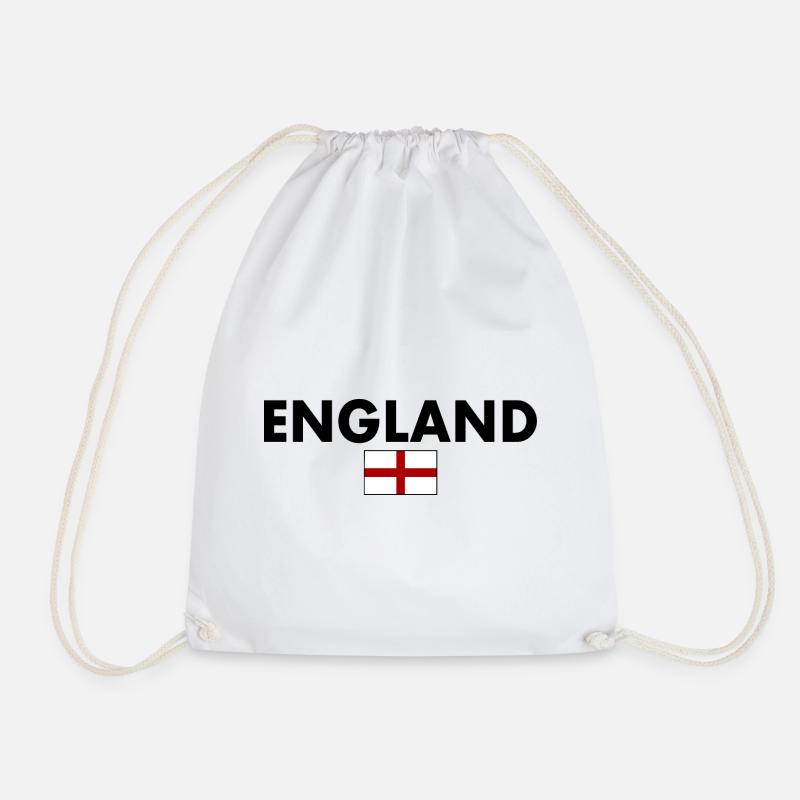 England - Drawstring Bag - white